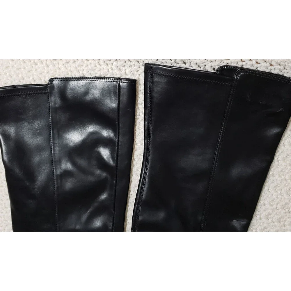 New DV Dolce Vita Women's Elyse Over-The-Knee Buckle Block Heel Boot Sz 8